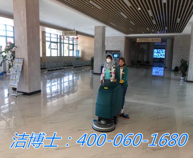 潔博士手推洗地機客戶(hù)案例-四川潔凈美保潔服務(wù)有限公司